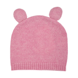 Baby Girl - Teddy Bear Hat in 100% Cashmere