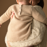 Baby Girl - Merida Cashmere Dress with Petal Collar