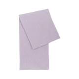 Girl - 100% Cashmere Reversible Scarf with Contrasting Embroidered Dots