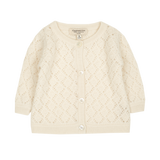 Baby Girl - Esme 100% Cashmere Cardigan with Diamond Pattern