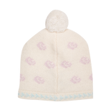 Baby Girl - 100% Cashmere Hat with Pom-Pom