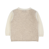 Baby Boy - 100% Cashmere V-Neck Cardigan with Cob Nut Stitch