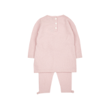 Baby Girl - Cashmere Blend Tunic & Leggings Set – with Belt Detail