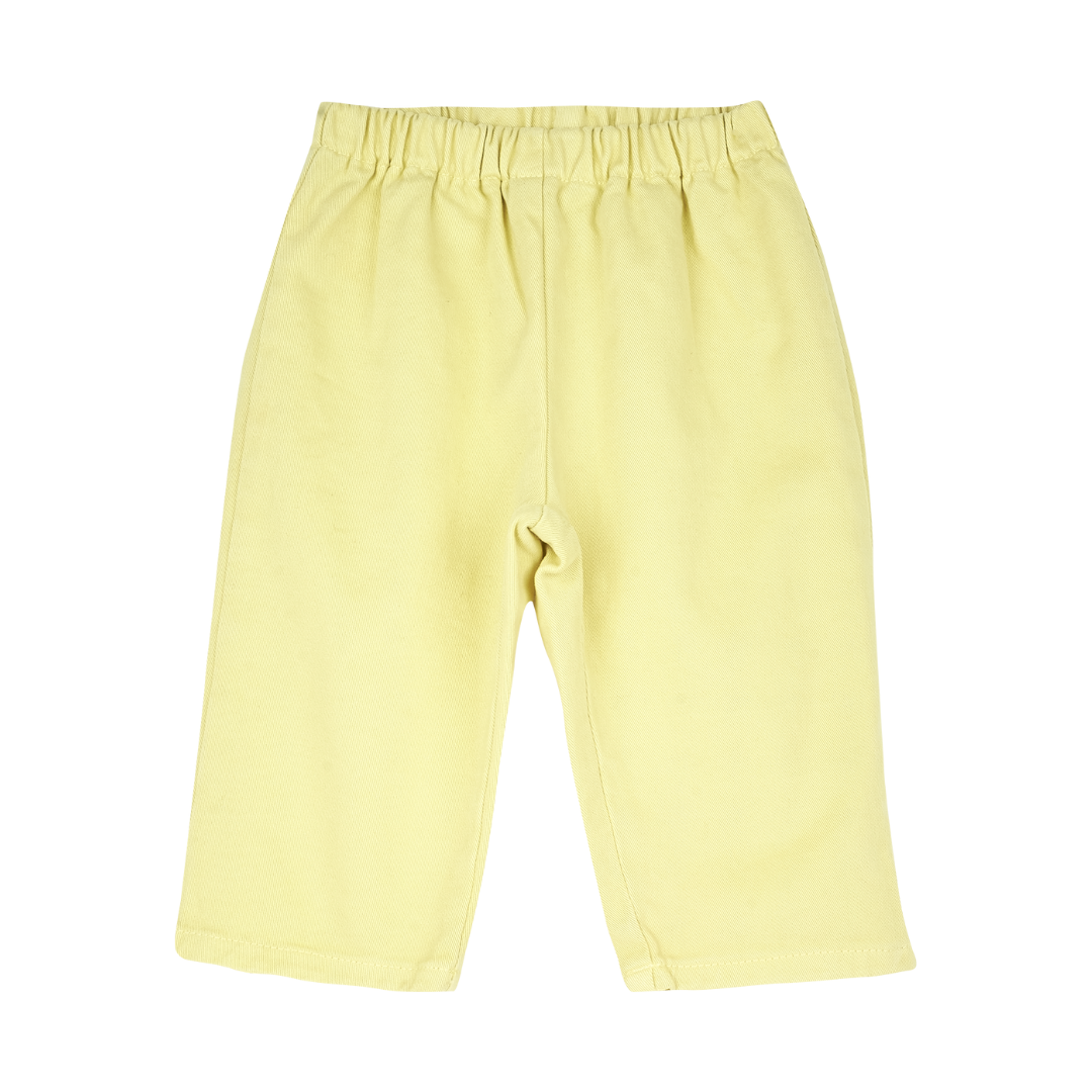 Baby Girl - Kelly Lightweight Cotton Pull-On Trousers with Heart Back Pocket