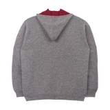 Men - Reversible Cashmere Cardigan Hoodie - 100% Premium Cashmere