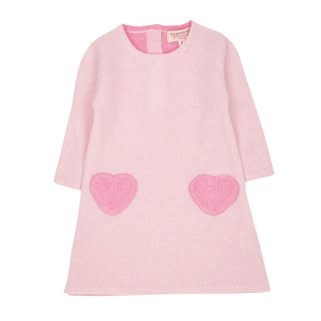Girl - Maya 100% Cashmere Knee Length Dress