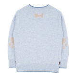 Unisex - Serafino Cashmere Jumper with Puppies Intarsia