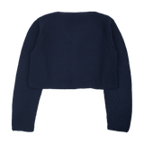 Girl - 100% Pima Cotton Shrug with Appliqué  Flower Detail