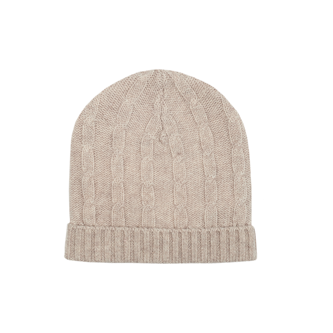 Baby Unisex - Peyton 100% Cashmere Cable Knit Hat