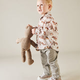 Baby Boy - Davide Cotton Classic Collar Shirt in Jungle Print