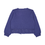 Baby Girl - Tiana Lightweight Cotton Cardigan with Crochet Detail