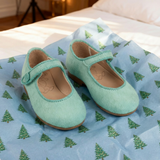 Girl - Lily Rose Suede Ballerina Shoes