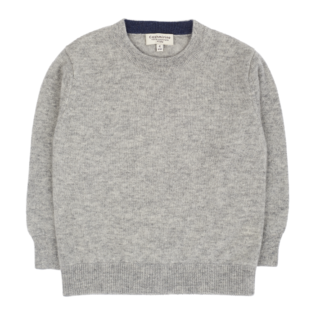 Boy - Nico Classic Crew Neck Jumper in 100% Lightweight Cashmere