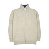 Boy - Emanuele 100% Cashmere High Neck Cardigan