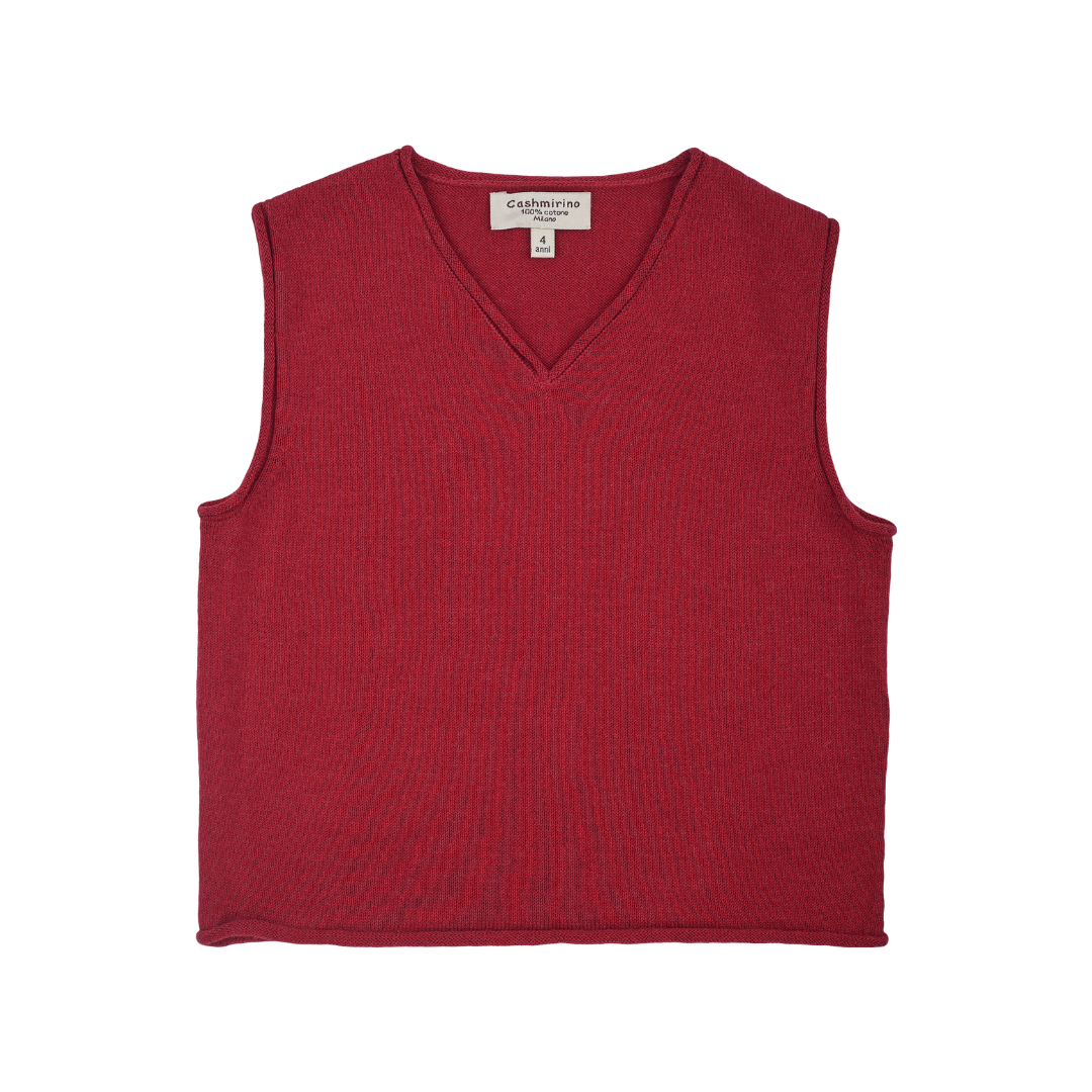 Boy - Cotton V-Neck Slipover