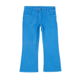 Girl - Flared Cotton Jeans – Classic Comfort