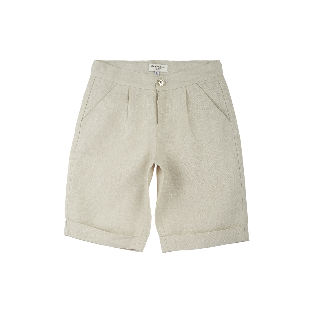 Boy - Chris 100% Linen Smart Shorts