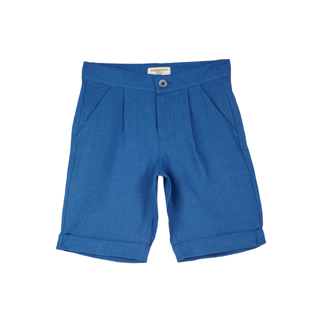 Boy - Chris 100% Linen Smart Shorts