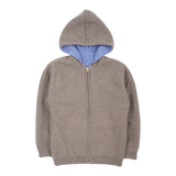 Boy - 100% Cashmere Reversible Knitted Hoodie