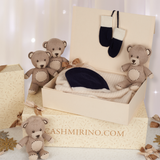 Baby Boy - Tay Cashmere Hat & Mittens Gift Set