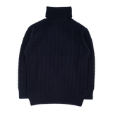 Boy - Marcus 100% Cashmere Cable Knit Roll Neck Jumper