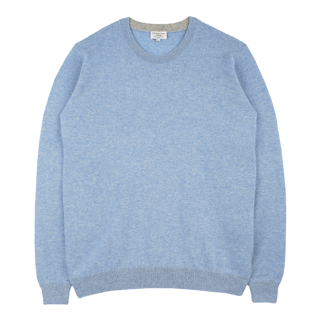 Men - Nico 100% Premium Cashmere Crew Neck Jumper