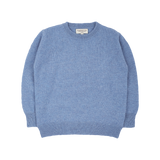 Boy - Cashmere Round Neck Jumper with Elbow Patches