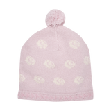 Baby Girl - 100% Cashmere Hat with Pom-Pom