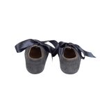 Baby Girl - Holly Suede Crawling Shoes With Bow