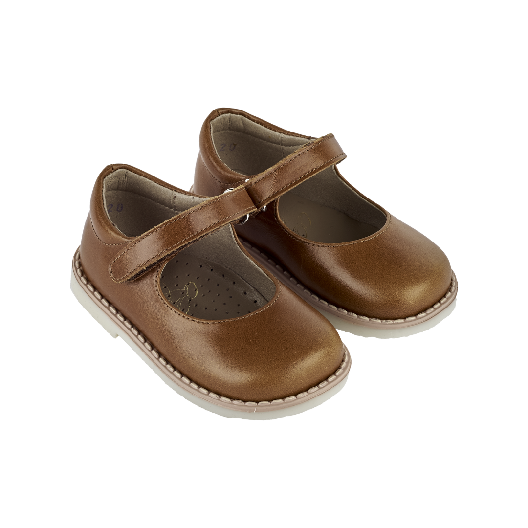 Girl - Isabel Classic Leather Mary Jane Shoes