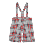 Baby Boy - Noah 100% Wool Check Shorts with Braces