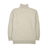 Boy - Emanuele 100% Cashmere High Neck Cardigan