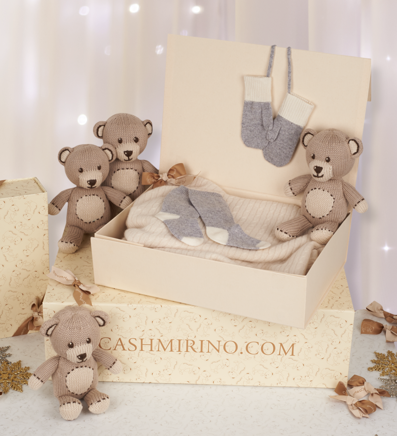 Baby Unisex - Tay Baby Cashmere Mittens & Socks Gift Set