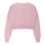 Girl - Silvie 100% Lightweight Cashmere Shrug with Round Neck and Long Sleeves