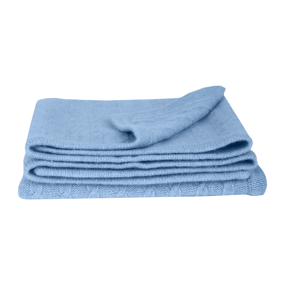 Boy - Peyton 100% Cashmere Cable Knit Blanket