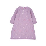 Girl - 100% Cashmere Midi Dress with Dot Detail