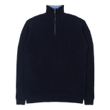 Men - 100% Premium Cashmere High Neck Cable Knit Jumper