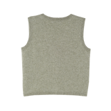 Boy - Benjamin 100% Sleeveless Cashmere Cardigan with Pocket