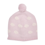 Baby Girl - 100% Cashmere Hat with Pom-Pom