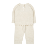 Baby Girl - Sevilla Royal Alpaca Jumper & Trouser Set – Hand-Embroidered, 2-Piece