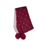 Girl - Cashmere Scarf with Polka Dot Detail