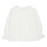 Girl - Callie 100% Cotton Blouse with Pleats and Ruffle Collar