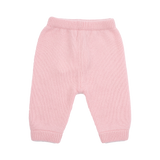 Baby Girl - 100% Cashmere Cardigan & Leggings Set – With Detachable Pom-Pom Hood