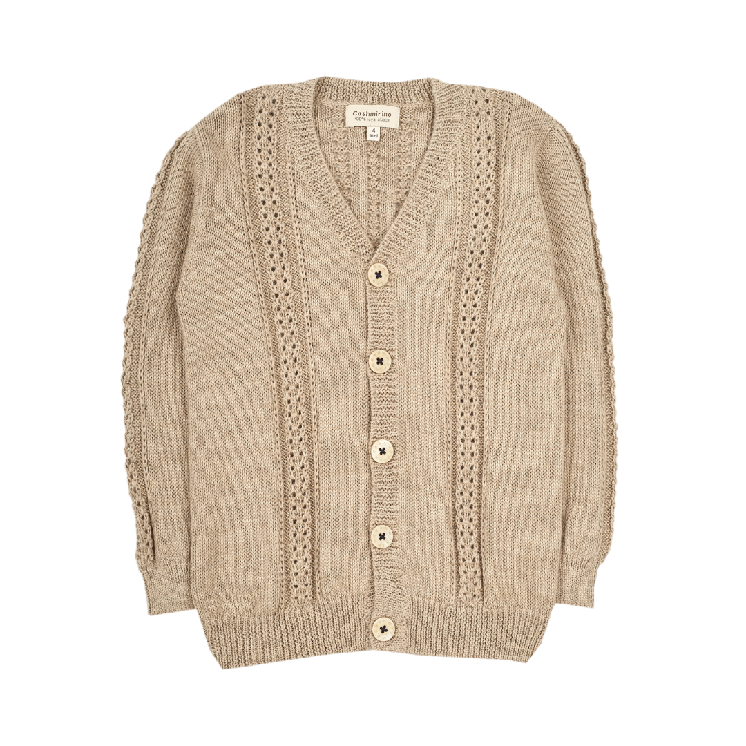 Boy - Hudson 100% Royal Alpaca Cardigan