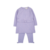 Baby Girl - Cashmere Blend Tunic & Leggings Set – with Belt Detail