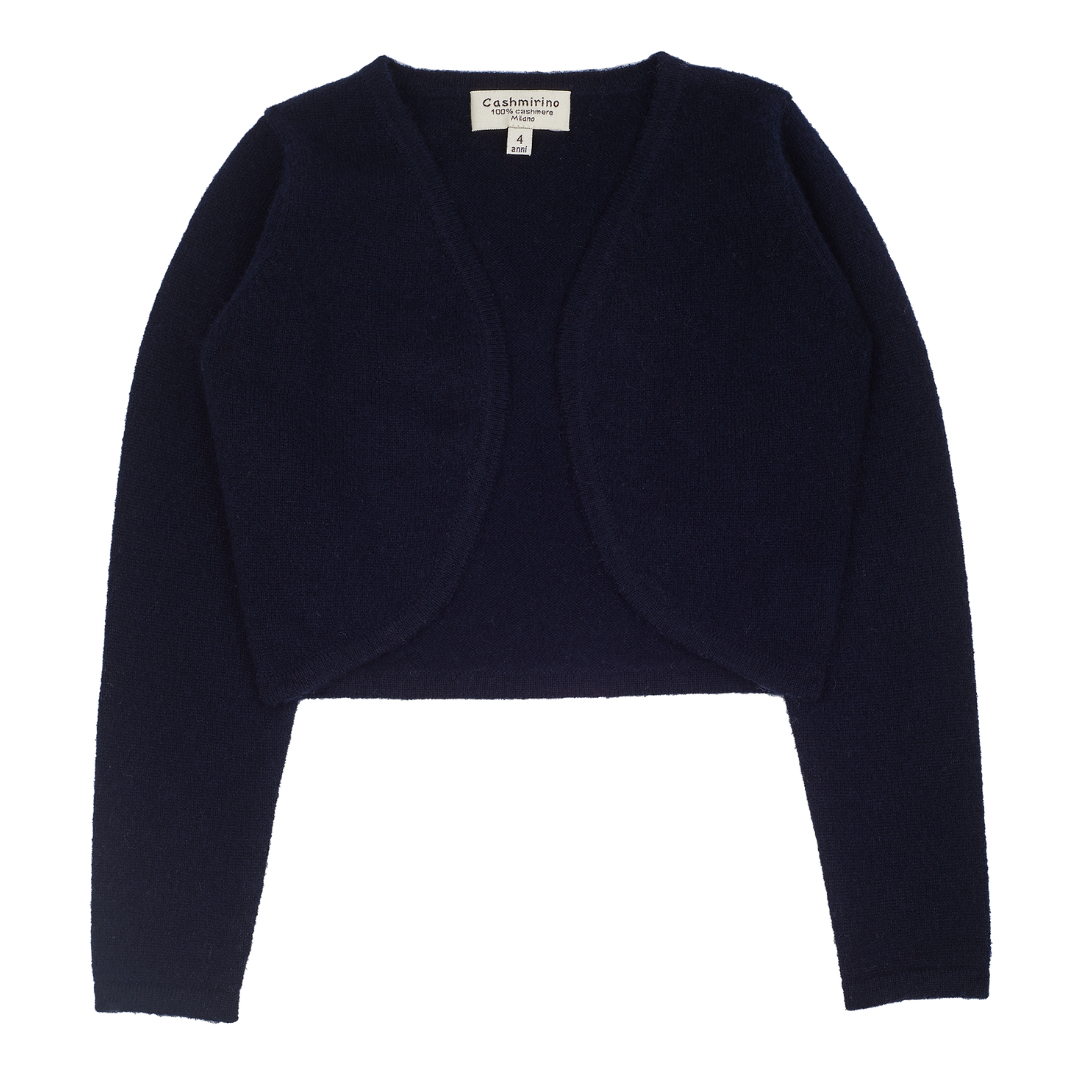 Girl - Carmen 100% Cashmere Open Deep V-Neck Shrug