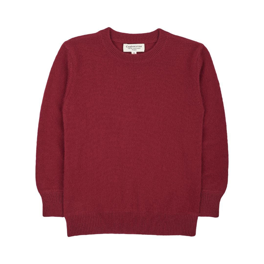 Boy - 100% Cashmere Round Neck Jumper
