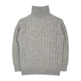Boy - Marcus 100% Cashmere Cable Knit Roll Neck Jumper