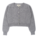 Girl - Silvie 100% Lightweight Cashmere Shrug with Round Neck and Long Sleeves