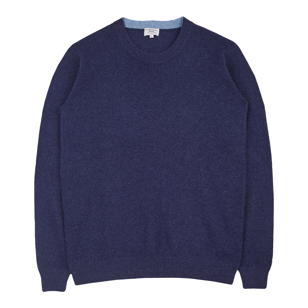 Men - Nico 100% Premium Cashmere Crew Neck Jumper